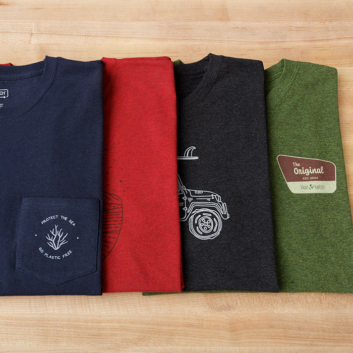 public-lands-t-shirt-w9 klean_shirt_all_designs_outlayed_lifestyle.jpg